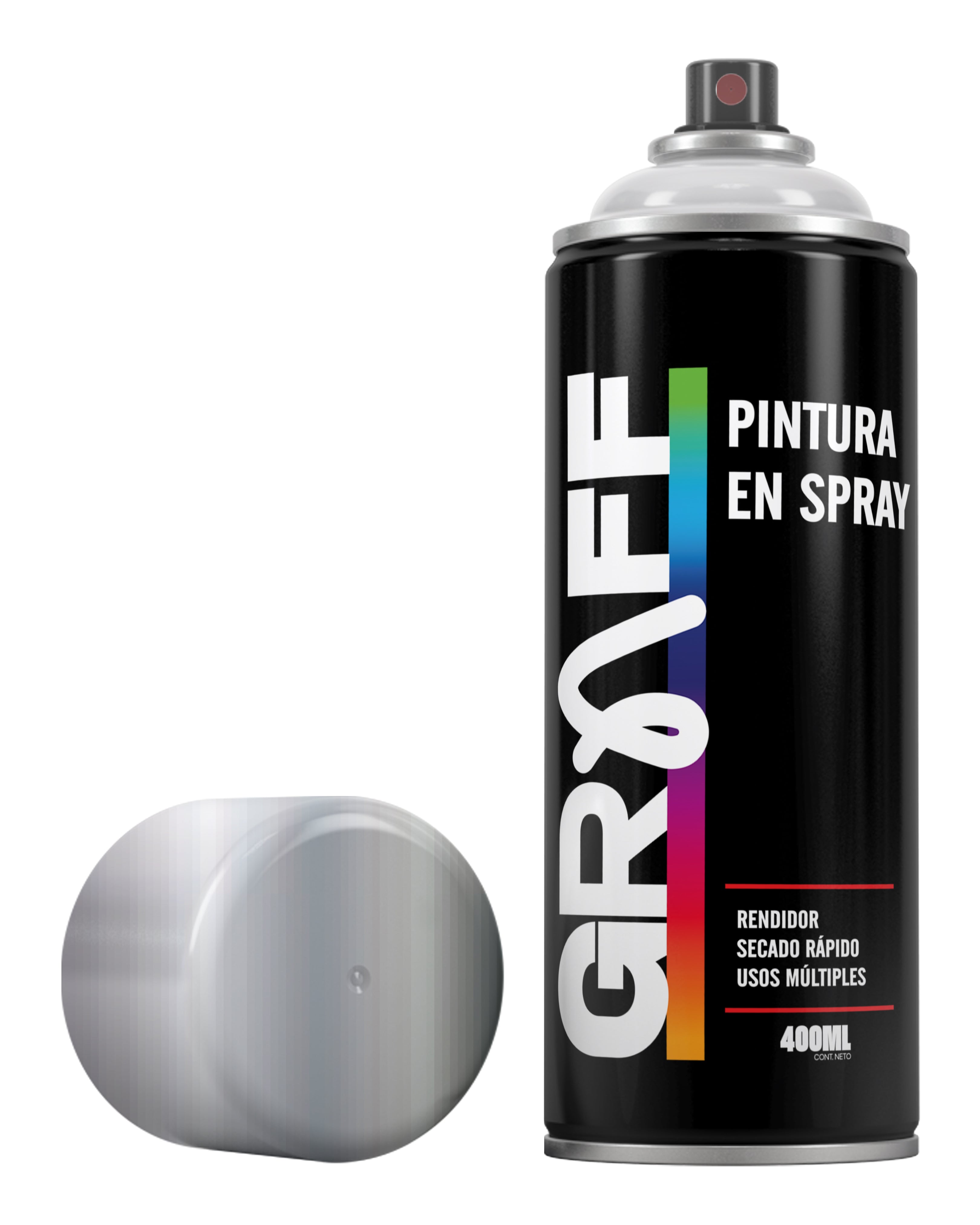 PINTURA SPRAY ALTA TEMPERATURA SILVER #1601