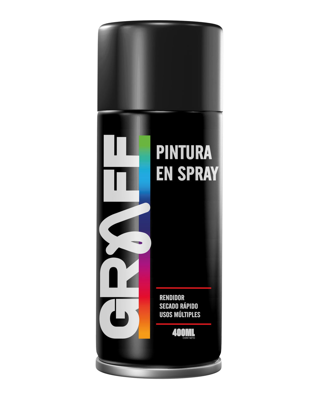 PINTURA SPRAY ALTA TEMPERATURA NEGRO MATE #1600