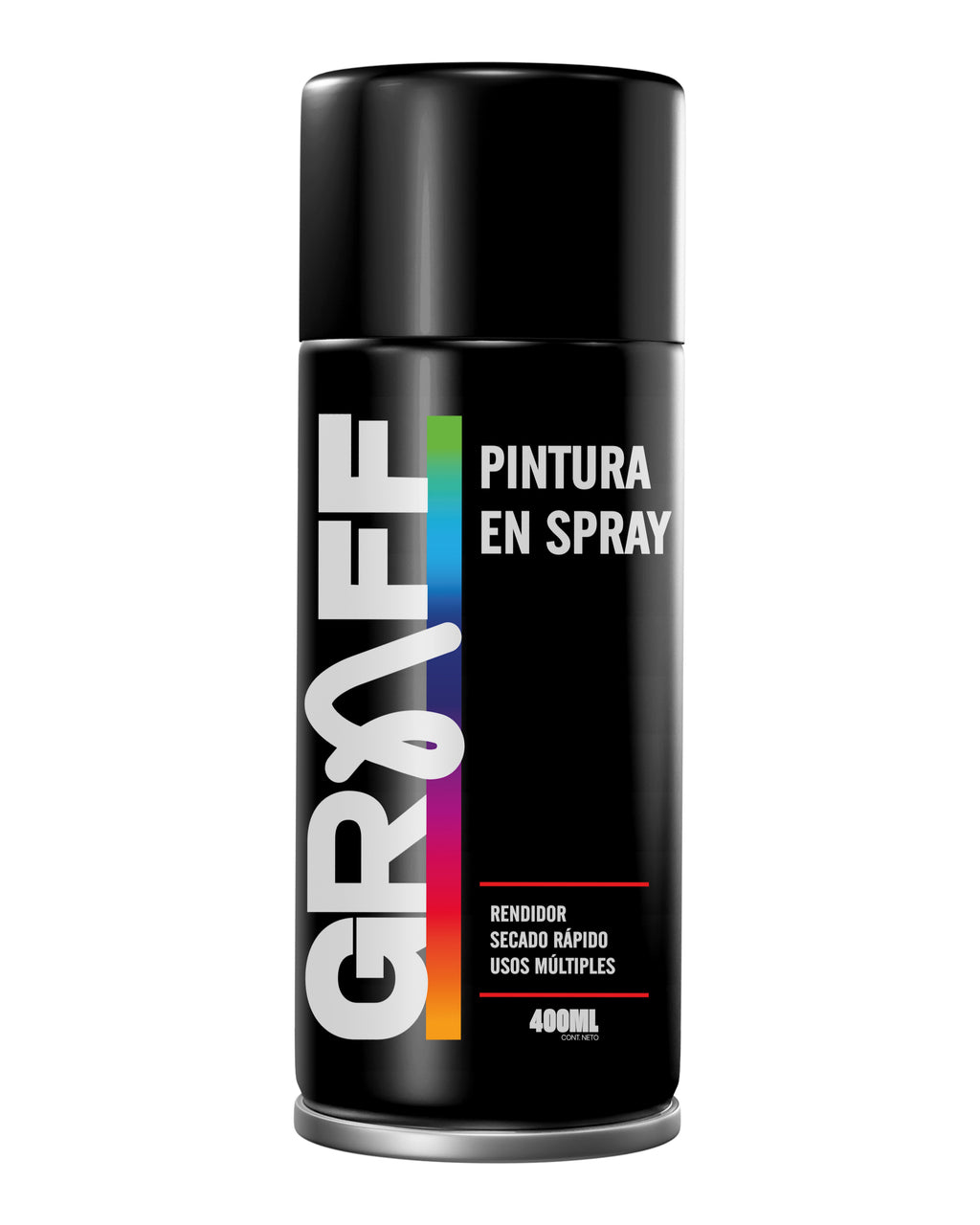 PINTURA SPRAY ALTA TEMPERATURA NEGRO BRILLANTE #1604